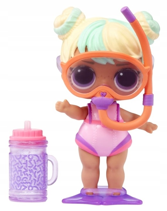 LOL SURPRISE BUBBLE Suprise Lalka 7,6cm Kula Niespodzianka RÓŻOWA MUSUJĄCA