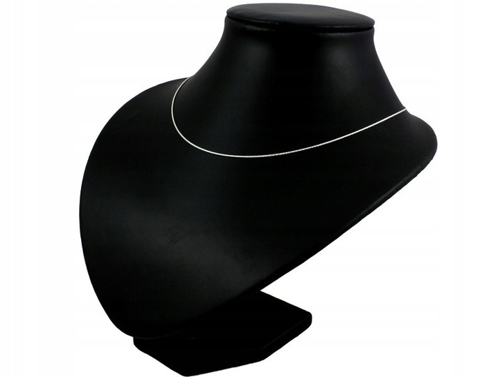 Łańcuszek srebrny DAMSKI ŻMIJKA linka diamentowana 45cm 0.9mm 925