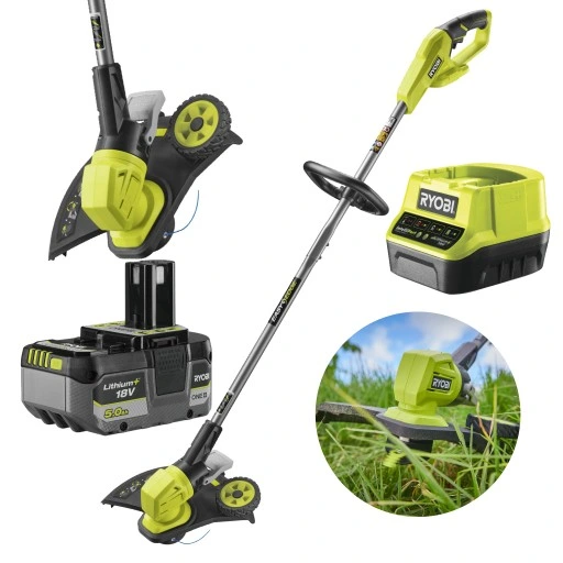 RYOBI PODKASZARKA KOSA AKUMULATOROWA 33cm 18V KRAWĘDZIARKA RY18LT33A +5Ah