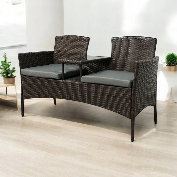 ZESTAW MEBLI OGRODOWYCH NM-03 MTG MEBLE OGRODOWE TECHNORATTAN BRAZ