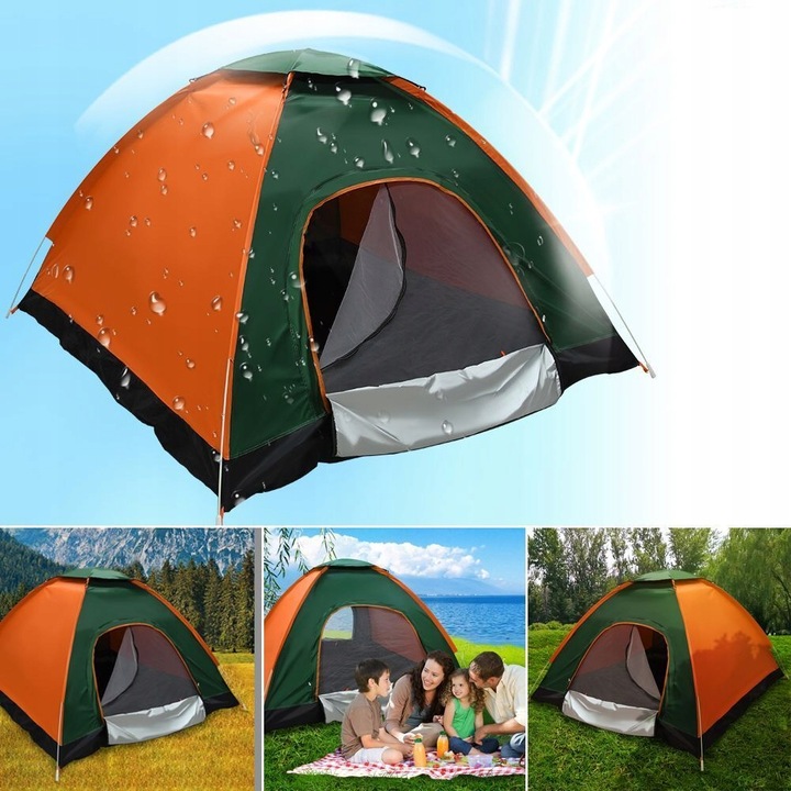 Automatyczny namiot kempingowy Pop-up 3-4 osobowy