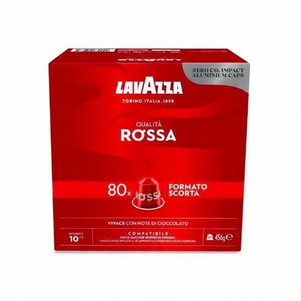 Kapsułki Z Kawą Do Nespresso Lavazza Espresso Qualita Rossa 80 szt