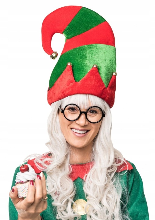 Czapka ELF świąteczna