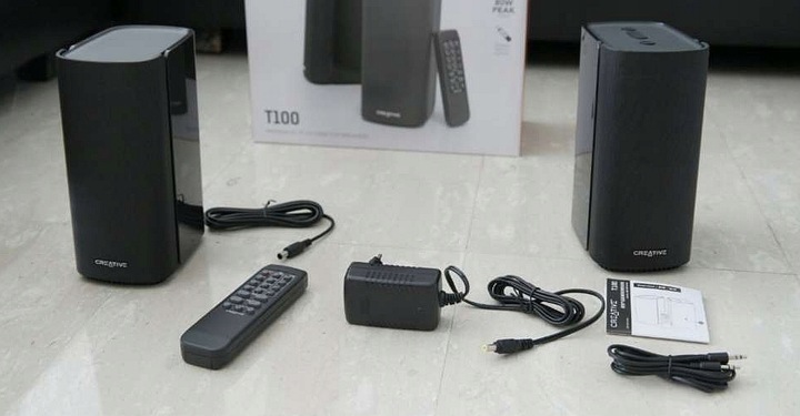 NOWE Głośniki Creative Labs T100 2.0 40W Bluetooth Pilot