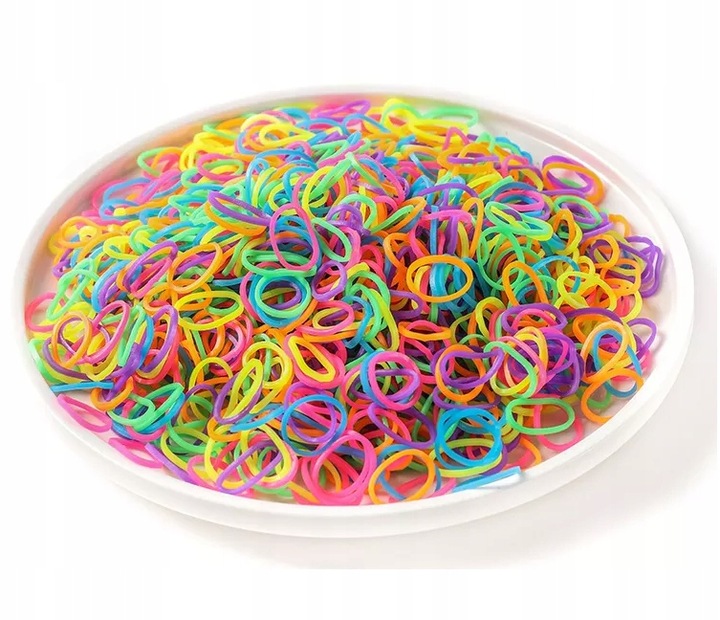 GUMKI DO ROBIENIA BRANSOLETEK DUŻY ZESTAW 6800 ELEMENTÓW XXL DLA DZIECKA HQ