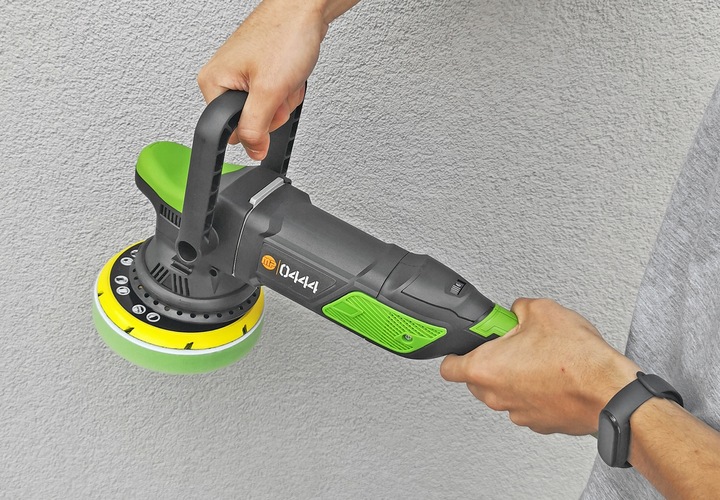 POLERKA SAMOCHODOWA MIMOŚRODOWA OSCYLACYJNA 1600W Z REGULACJĄ 3 X GĄBKA