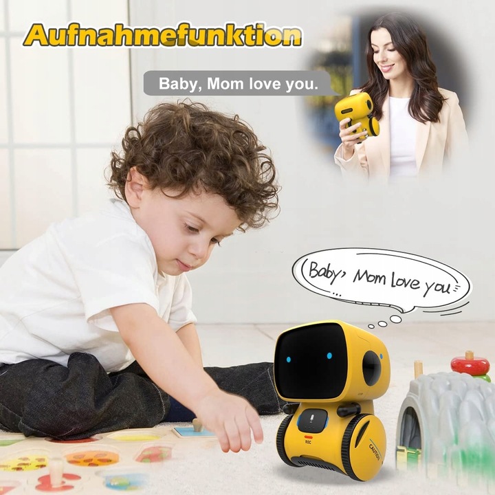 Robot Interaktywny Zabawka Dla DZIECI, Edukacyjny z Głosem, TAŃCZY i ŚPIEWA