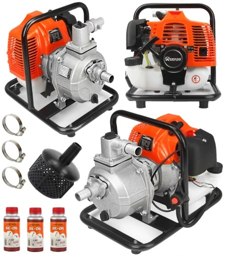 POMPA SPALINOWA 1" CAL MOTOPOMPA DO WODY + OLEJ DEMON