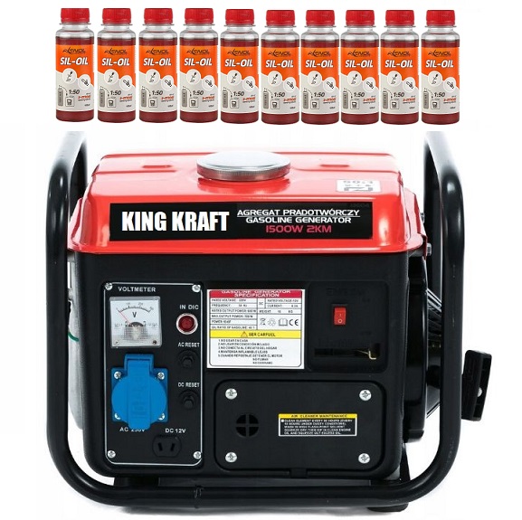 AGREGAT PRĄDOTWÓRCZY 1500W 2KM GENERATOR 230V 12V