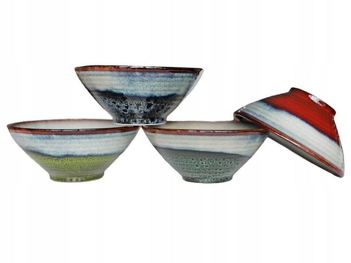 Miska Talerz RAMEN z pałeczkami Ceramiczna Ombres1 L