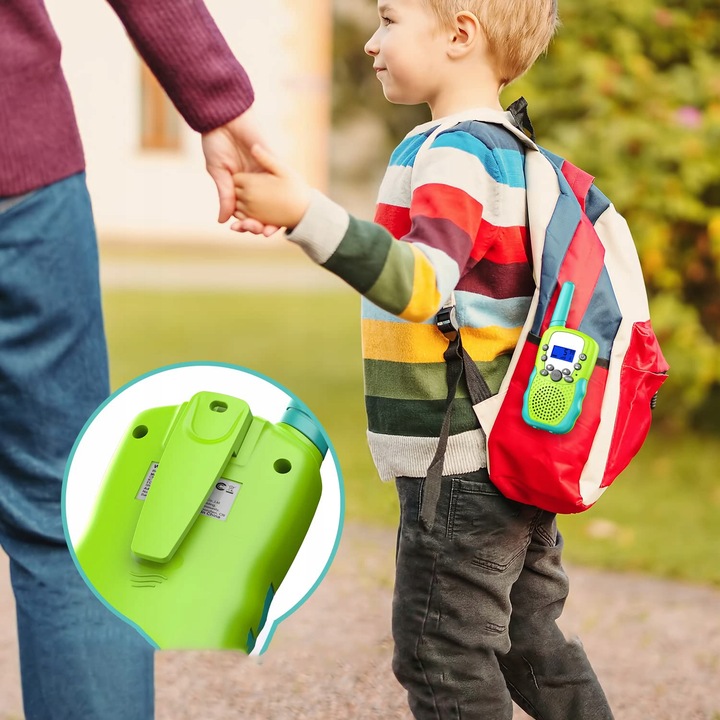 WALKIE TALKIE DLA DZIECI KRÓTKOFALÓWKA ZESTAW 2SZT ŁOKI TOKI DUŻY ZASIĘG