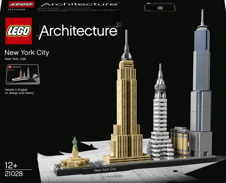 LEGO ARCHITECTURE 21028 Nowy Jork