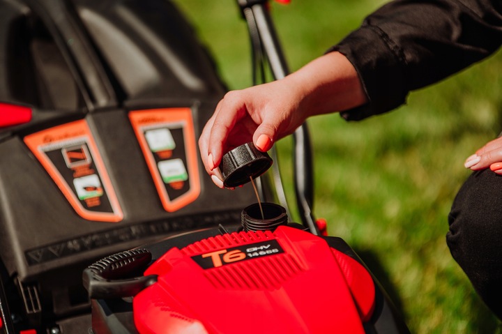 KOSIARKA SPALINOWA LEHMANN 44CM NAPĘD POTĘŻNA SILNIK 146CC MULCZOWANIE 6KM