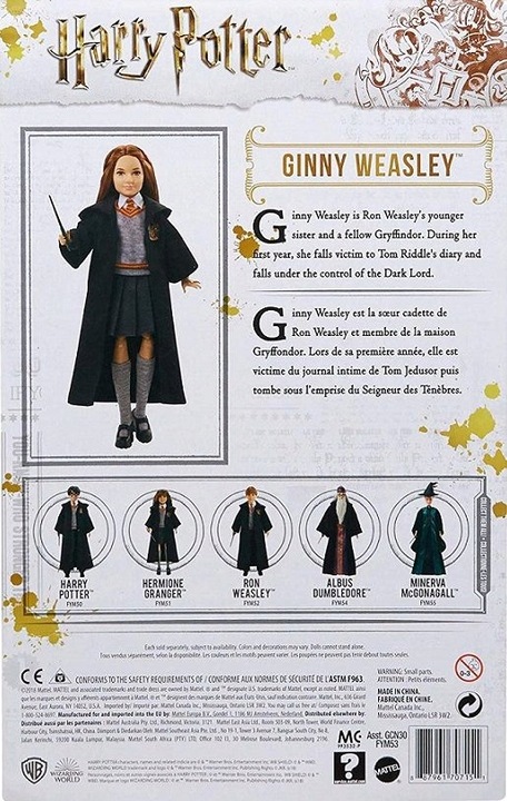 Mattel Harry Potter Ginny Weasley Lalka z akcesoriami