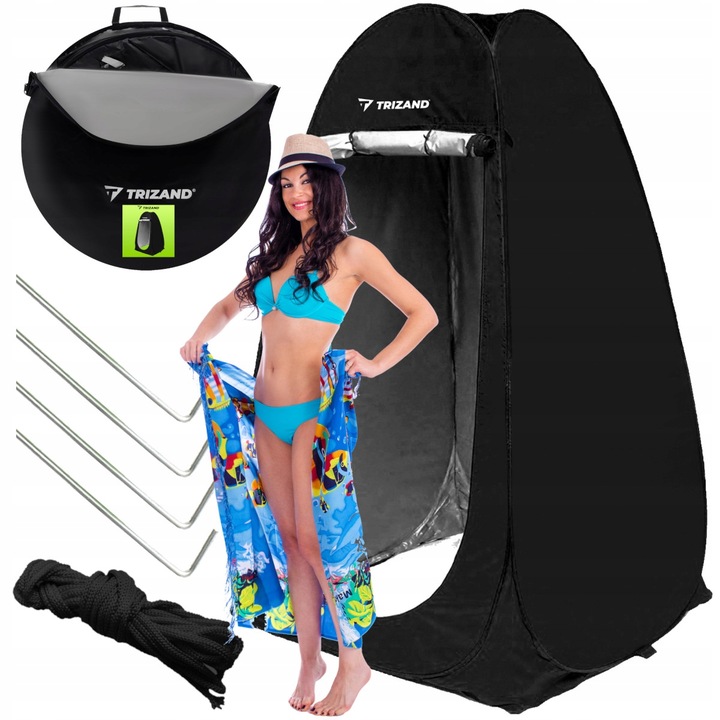 PRZEBIERALNIA PRZENOŚNA TOALETA WC NAMIOT PLAŻOWY na PRYSZNIC KEMPINGOWY