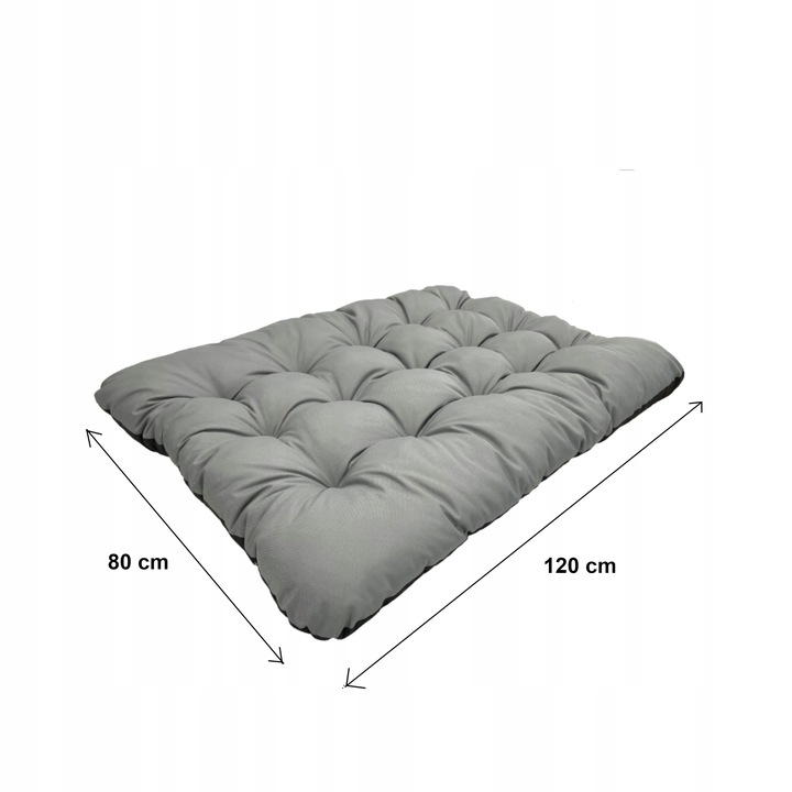 LEGOWISKO DLA PSA PODUSZKA posłanie łóżko kojec WODOODPORNE 120X80 SZAR