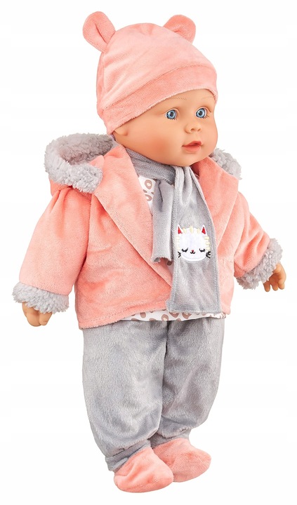 Smily Play Lalka Julka Interaktywna Bobas 40cm Mówi PL/ENG