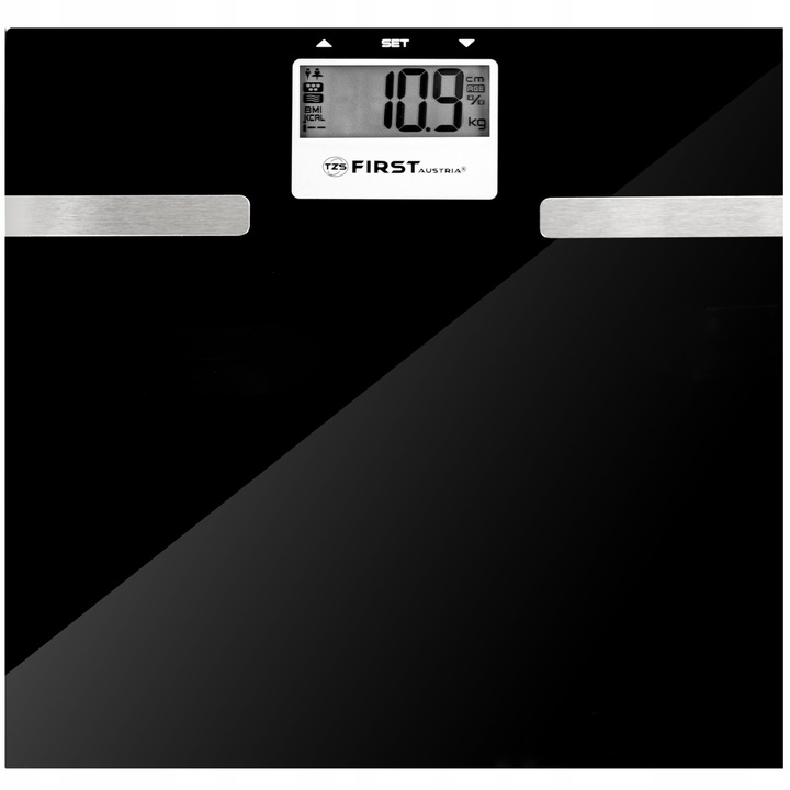 Waga łazienkowa z pomiarem BMI, tłuszczu - First Austria -