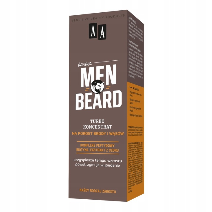 AA MEN Beard Turbo-koncentrat na porost brody i wąsów 30 ml