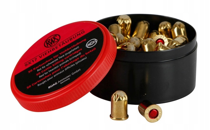 NABOJE DO APARATU UBOJOWEGO BLITZ CZERWONE 50 SZT.