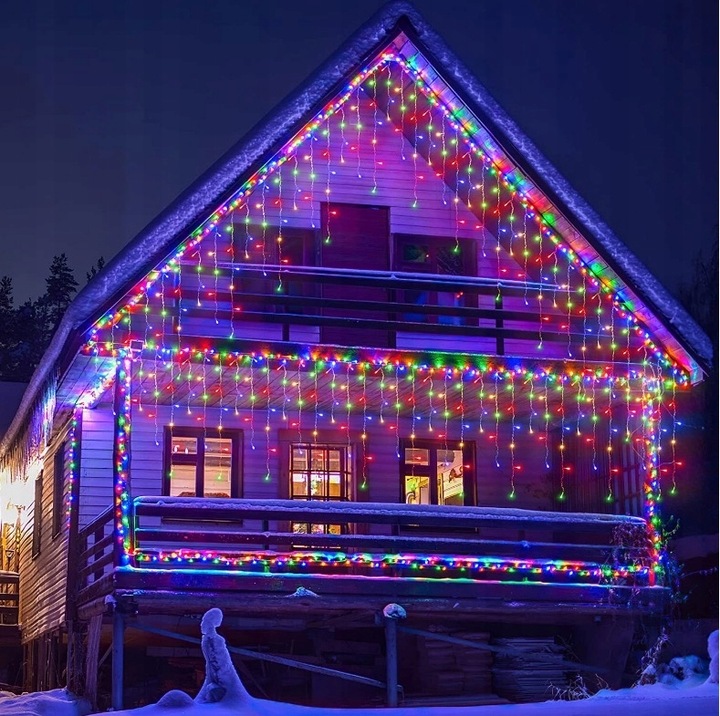 SOPLE FLASH 1000LED 40m ZEWNĘTRZNE MULTIKOLOR KOLOROWE lampki z Flashem