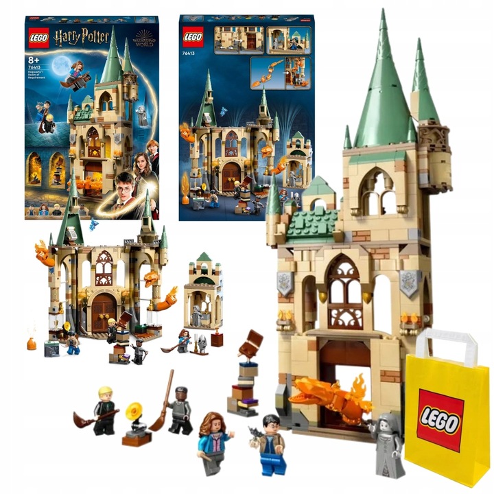 LEGO Harry Potter Zamek Hogwart Pokój Życzeń 5 Figurek + Akcesoria 76413