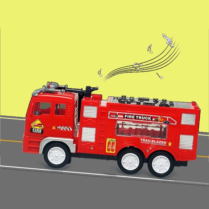 Straż pożarna wóz strażacki światło dźwięk automatyczna jazda