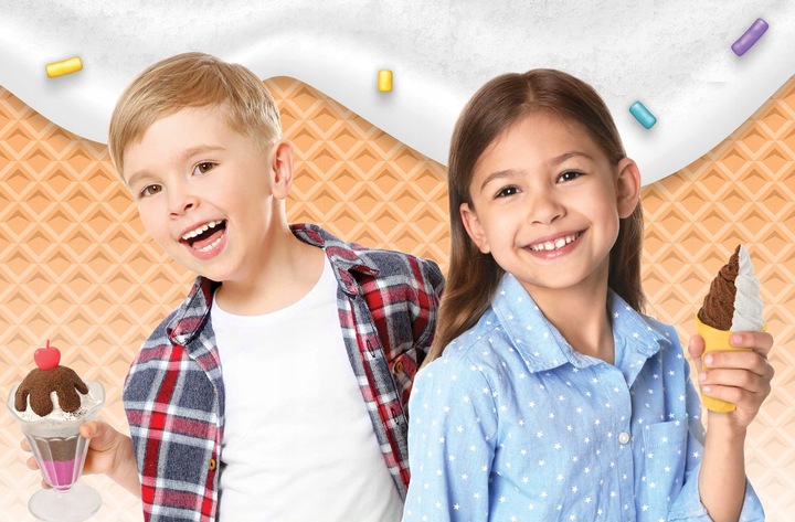 KINETIC SAND LODOWE PRZYSMAKI LODZIARNIA PACHNĄCY 3 KOLORY ZAPACHOWE