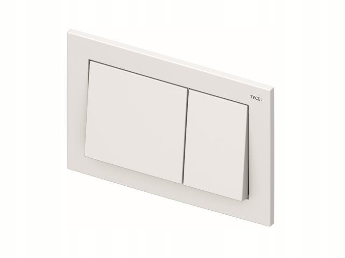 Przycisk spłukujący do WC Tece Base biały połysk 9240700
