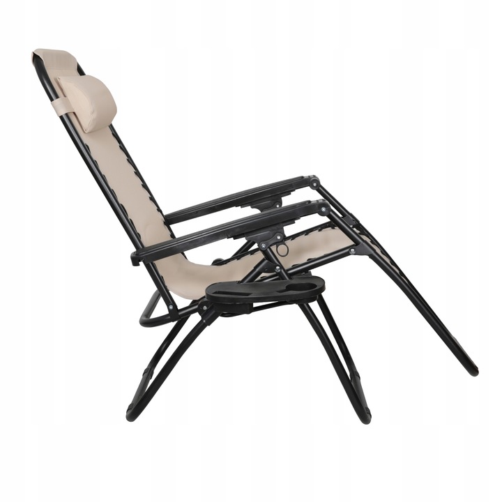 Leżak metal beże i brązy AbarQs