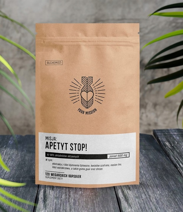MISJA: Apetyt STOP! 120 kaps. na hamowanie apetytu Alchemist