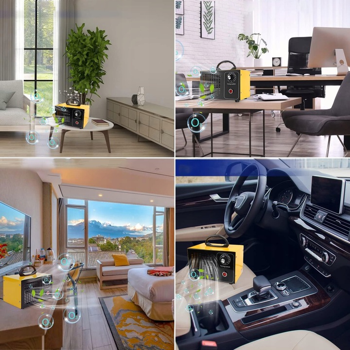 GENERATOR OZONU OZONATOR DO DOMU OCZYSZCZACZ DO POWIETRZA MOCNY 60 000 MG/H