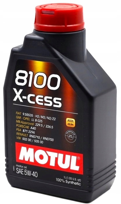 OLEJ MOTUL 5W/40 8100 X-CESS 1L MOTUL