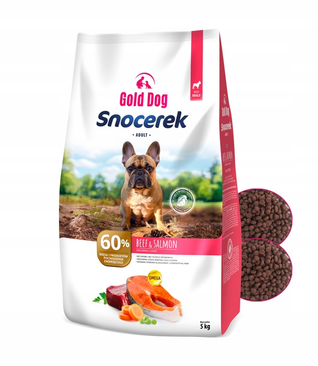 Karma dla maltańczyka Gold Dog Snocerek 5kg bez drobiu
