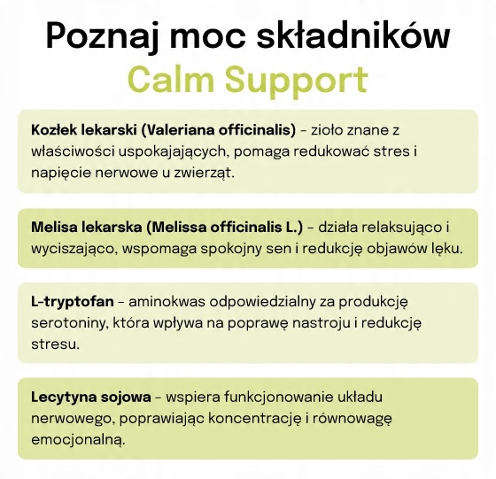 LAB-V Calm Support Wsparcie w stresie dla psów i kotów 45 kapsułek