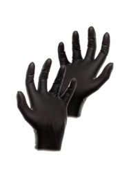 Rękawiczki Nitrylowe Jednorazowe Czarne 2szt.