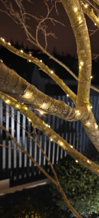 LAMPKI CHOINKOWE Świąteczne 1000 LED Ciepłe Białe 100m Drucik Szpula USB