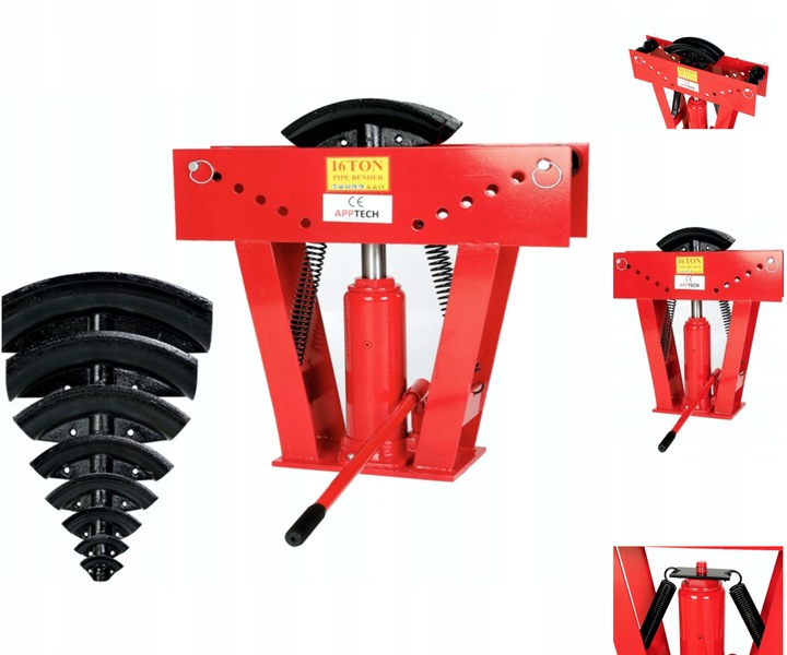 Giętarka hydr. do Rur 16TON 16T + 8 Profili 90ST