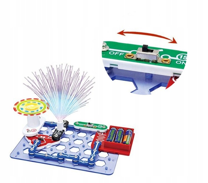 LABORATORIUM ELEKTRONIKI MAŁY ELEKTRONIK ZABAWA NAUKOWA - ZESTAW DLA DZIECI