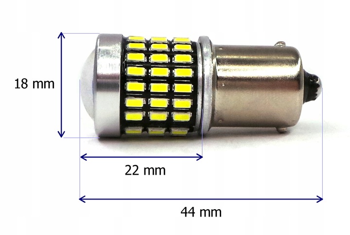 P21W LED BA15S 12-24V CANBUS 2100 lm biała b.mocna