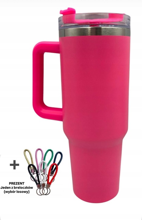Kubek termiczny ze słomka kubek termiczny na kawę herbatę zimne napoje