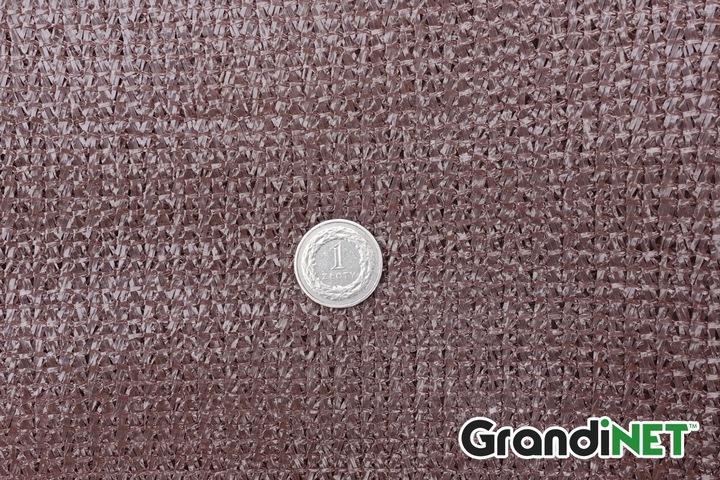 Siatka Osłonowa 1,5x15m 80% Brązowa Przed Wiatrem Sąsiadami Na Panele Płot