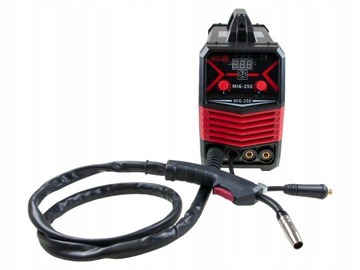 Spawarka inwertorowa MIGomat IGBT spawanie z gazem i bez drut 0,8-1,0mm