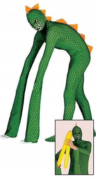 STRÓJ MUTANT POTWÓR Z BAGIEN HALLOWEEN L