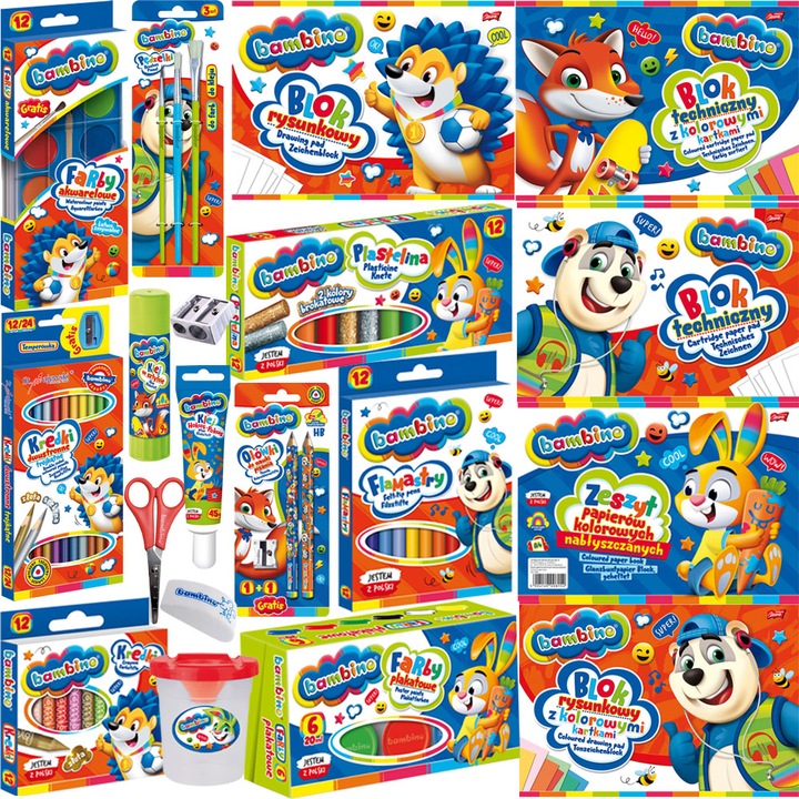 BAMBINO WYPRAWKA DO PRZEDSZKOLA SZKOLNA 1 KLASY