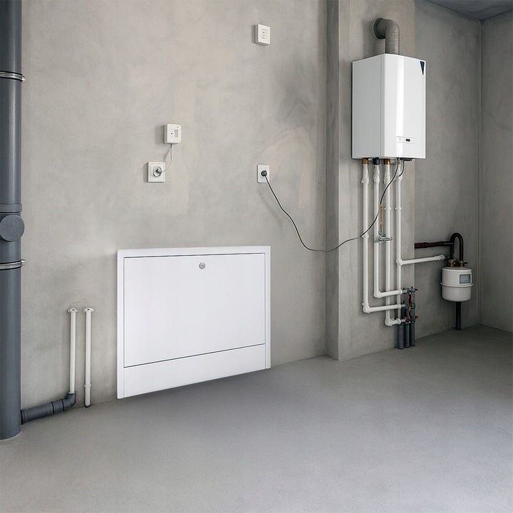 SZAFKA PODTYNKOWA DO ROZDZIELACZA 11-12 OBW SKRZYNKA ROZDZIELACZA