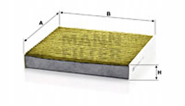 MANN FILTER FILTR KABINY TOYOTA RAV 4, YARIS, AVENSIS, AURIS, PRIUS, HILUX,