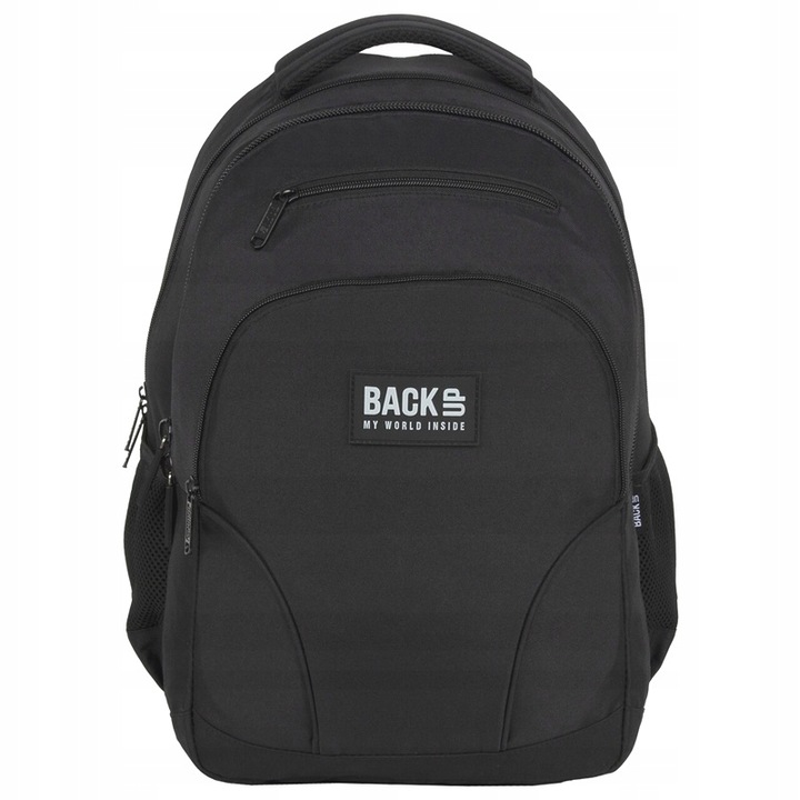 PLECAK SZKOLNY CZARNY 3-KOMOROWY 30L DERFORM BACKUP 6 MODEL W 56