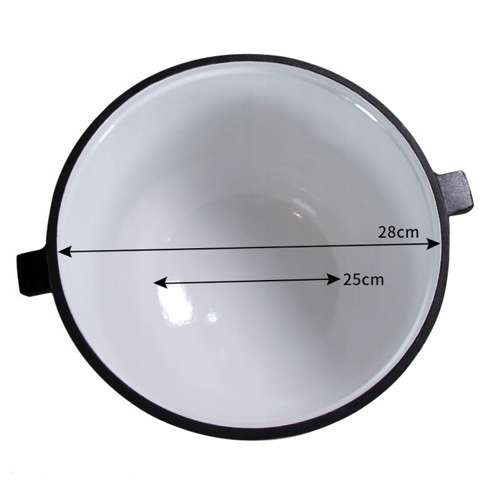 KOCIOŁEK ŻELIWNY EMALIOWANY GARNEK myśliwski węgierski 10L OGNISKO GRILL