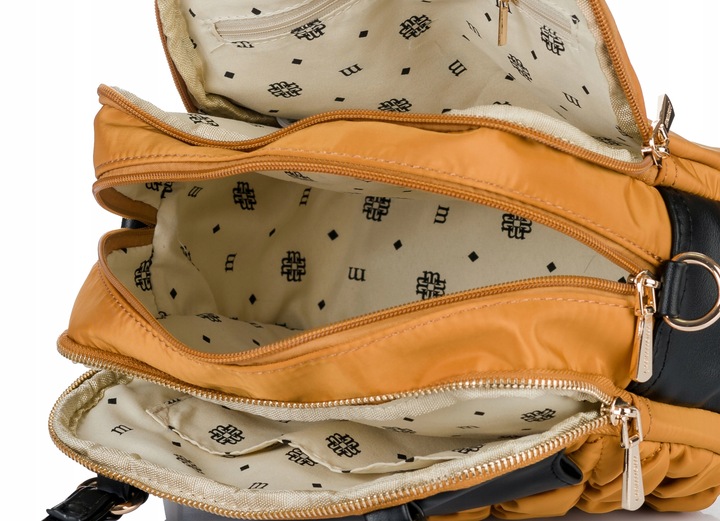 TOREBKA NA RAMIĘ LISTONOSZKA MONNARI PIKOWANA SPORTOWA POJEMNA 3 KOMOROWA